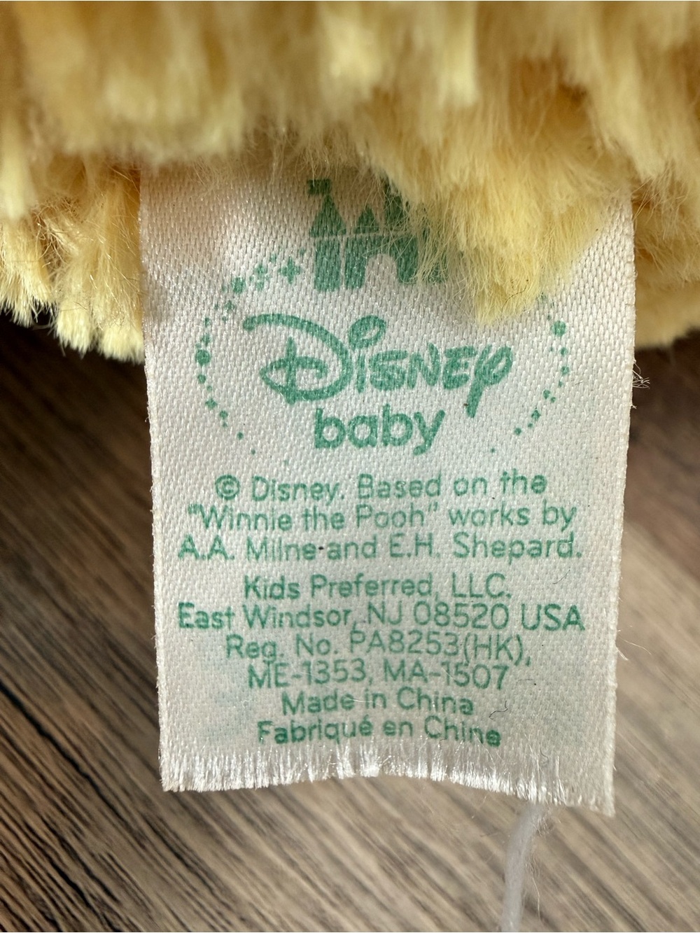 DISNEY BABY Winnie The Pooh Bear Plush Stuffy Stuffed Animal Toy 2013 - Picture 7 of 10